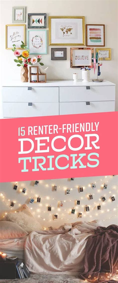 15 Renter Friendly Decor Tricks That Are Totally Gorgeous In 2020 Diy