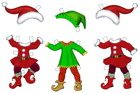 Printable Christmas Elf Clipart Clip Art Library