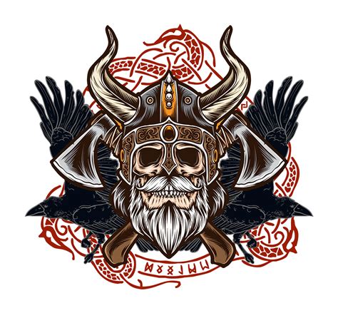 Viking Design With Odins Ravens Wiccanlore Viking Designs Vikings