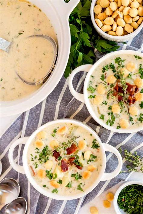 Our most trusted new england clam chowder crock pot recipes. Best Homemade New England Clam Chowder Recipe | Lemon Blossoms