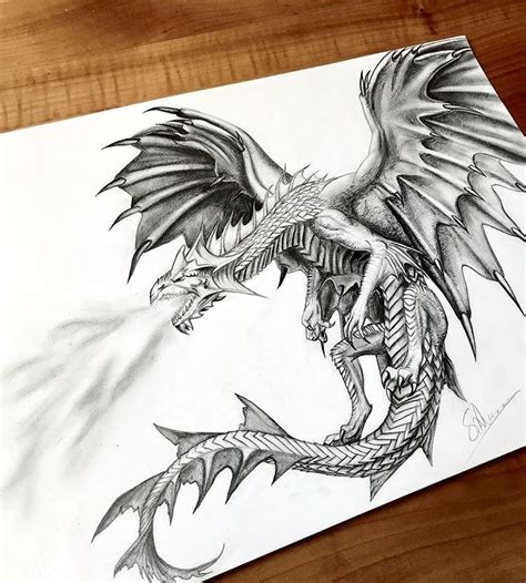 Undead Dragon Sketch By Crystalsully On Deviantart Artofit