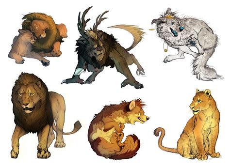 Sketch Commissions By Masked Lion On Deviantart Animal Drawings Big