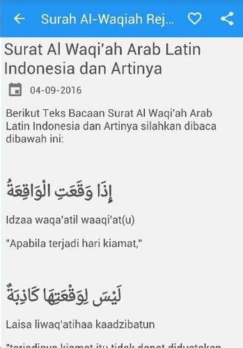 We did not find results for: Surah Al-Waqiah Arab Latin for Android - APK Download