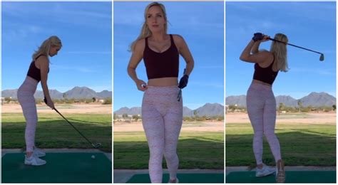Golf Star Paige Spiranac Beat Nude Photo Leak By ‘getting Naked On Her