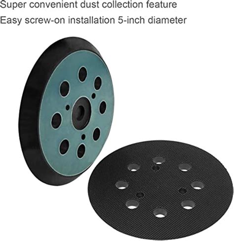5 Inch Dia 8 Hole Sander Hook And Loop Replacement Sander Pad For
