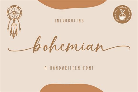 Bohemian Font By Graphix Line Studio · Creative Fabrica