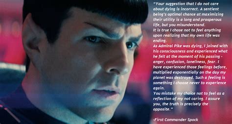Spock Quotes About Love Quotesgram