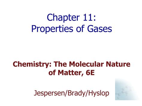 Ppt Chapter 11 Properties Of Gases Powerpoint Presentation Free