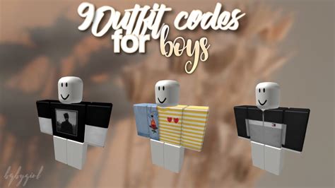 Cute roblox outfit ideas boy and girl. Roblox outfit codes for boys pt2! - YouTube