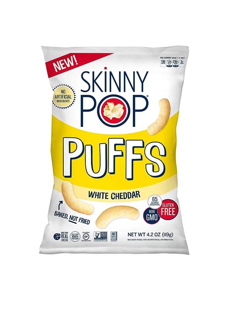 Skinnypop Popcorn Puffs White Cheddar Popcorn Puffs 4 2oz