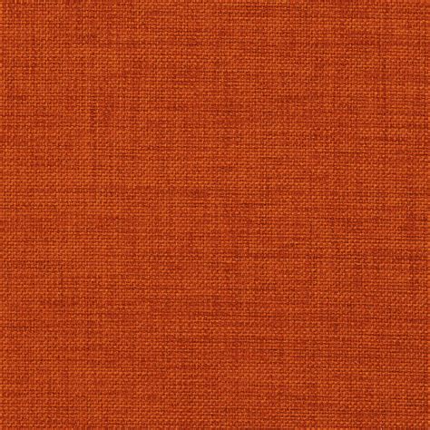 Dark Orange Solid Textured Indoor Upholstery Fabric By The Yard