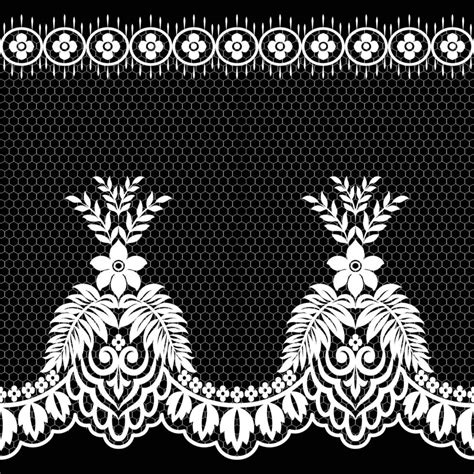 Lace Seamless Pattern With Flowers 7414971 Vector Art At Vecteezy