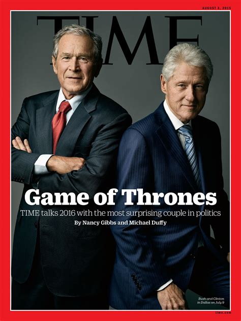 George W Bush And Bill Clinton Share The Cover Of Time Magazine Kera