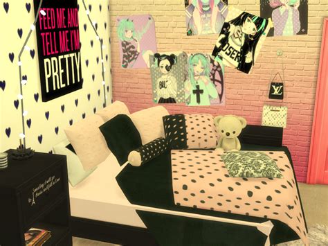 Sims 4 Blog — Teen Girl Bedroom Furniture Anna Tropical Twist