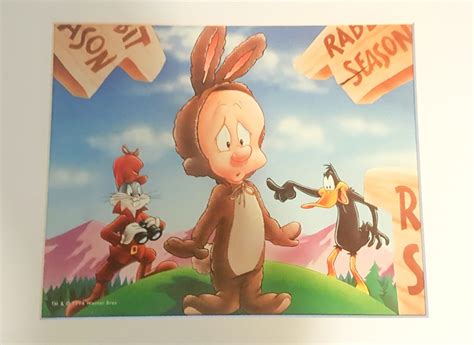 Bugs Bunny Daffy Duck And Elmer Fudd Hunting Rabbits In Rabbit Season