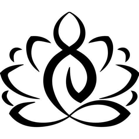 Stickers fleur de nénuphars zen méditation - Color-stickers