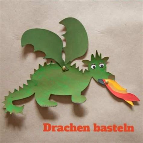 Drachen Basteln Vorlage