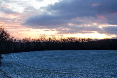 Sunrise Over Snowed Field 3 Free Stock Photo Freeimages