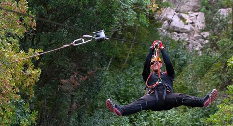 Ziplines can can be found in high ropes courses and canopy tours. Zip-Line - Omiš Croatia - Sirena