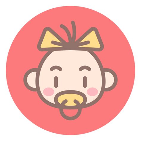 Baby Girl Head Circle Icon Transparent Png And Svg Vector File
