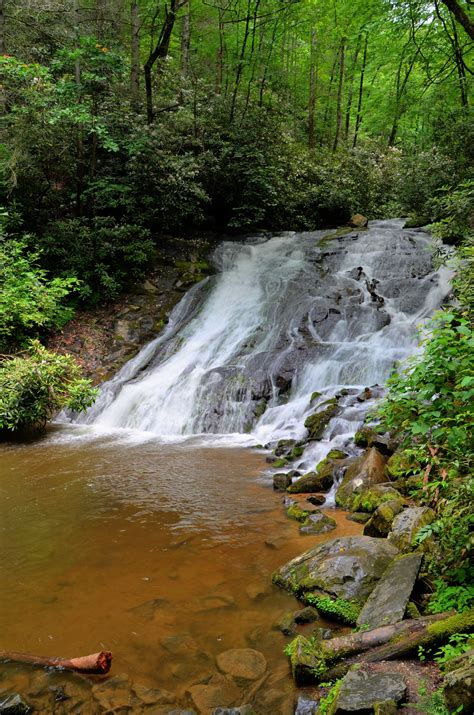Indian Creek Falls Is A Favorite For Visitors To Bryson City And The