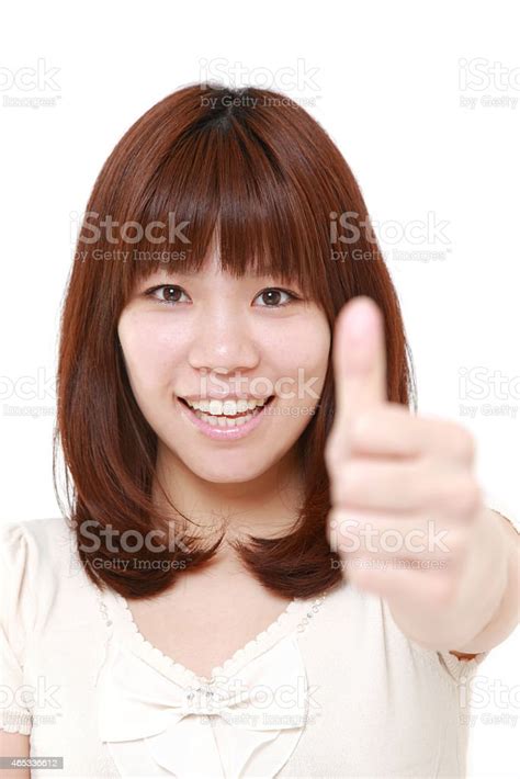 Woman With Thumbs Up Gesture Stock Photo Download Image Now 20 29