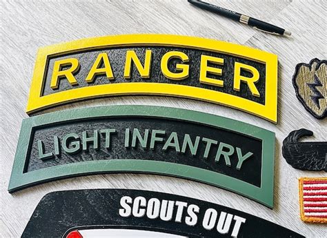 Military T Us Army Ranger Tab Special Forces Etsy