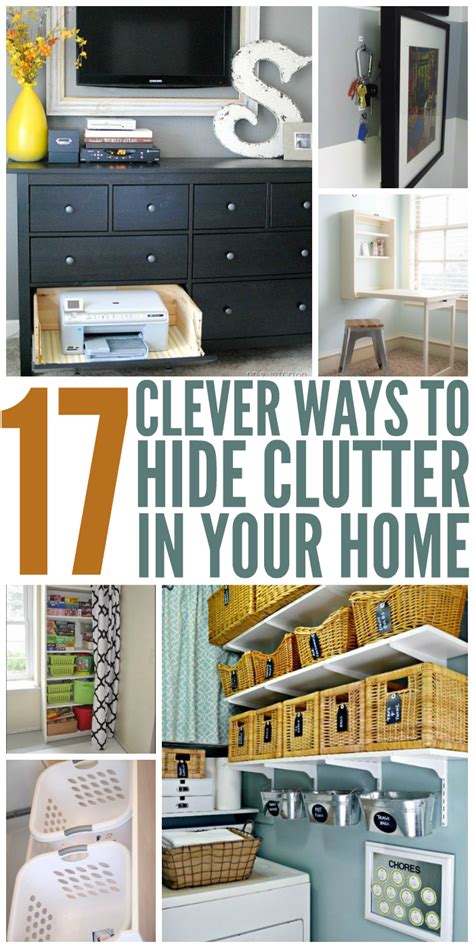 17 Clever Ways To Hide Clutter In Your Home