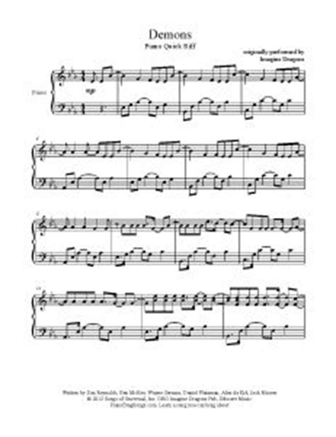 This product is available worldwide. Demons - Imagine Dragons. Find more free sheet music at www.PianoBragSongs.com. | Places to ...