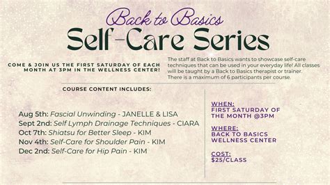 Wellness Center Back To Basics Massage Therapy Inc