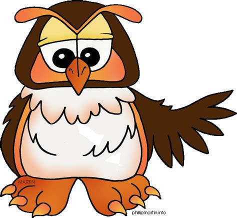 Animals Clip Art By Phillip Martin Owl Animals Clip Art  Png