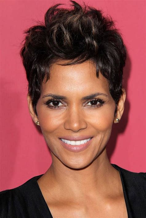Halle berry is an american actress and a former fashion model, she is a big fan of short haircut, and most of the time she wears short pixie cut, and some times she wear short curly hairstyles, here is her latest hairstyle: The Most Iconic Halle Berry Short Hair Ideas of All Time ...