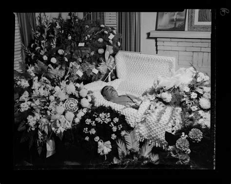 Man Laying In An Open Casket Post Mortem National Museum Of African