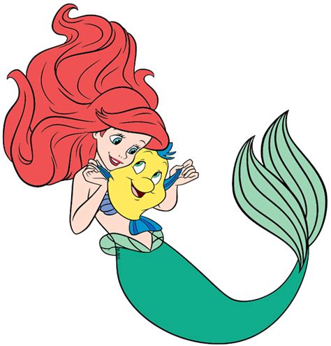 Ariel And Flounder Png