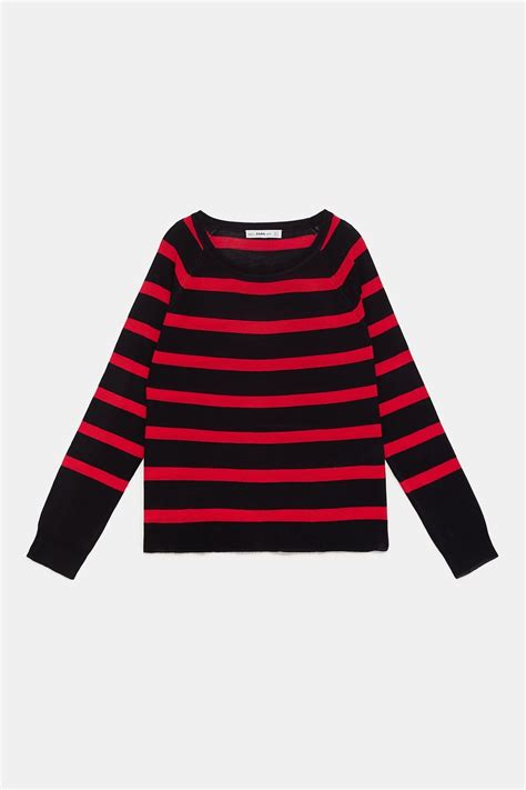 Bild 7 von PULLOVER von Zara | Basic sweaters, Sweaters, Red sweaters