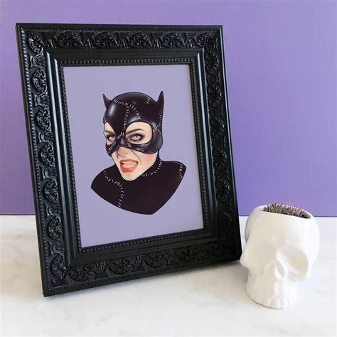 Catwoman Batman Wall Art Print Horror Movie Posters Gothic Etsy Uk