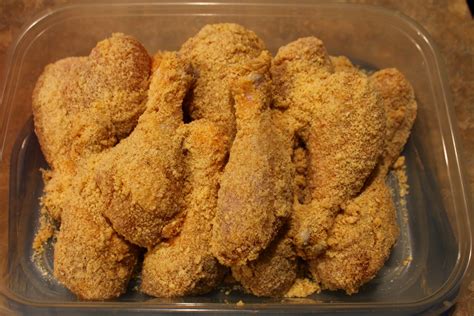 Bake prepared filets in preheated oven for 12 to 15 minutes, or until cooked through and crispy. Harrell's Haven : Oven Fried Parmesan Chicken Drumsticks