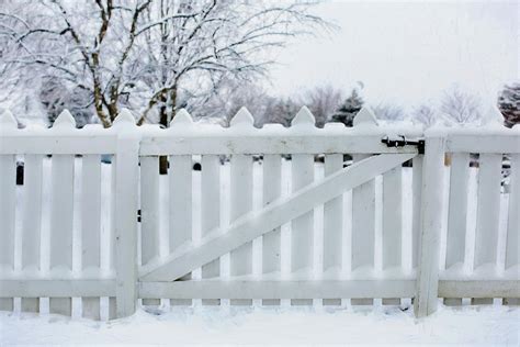 Photo Of Snow Covered Fence · Free Stock Photo