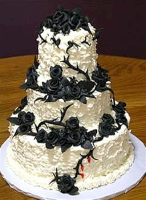 71 Cool Halloween Themed Wedding Cakes Vis Wed Gothic Wedding Cake