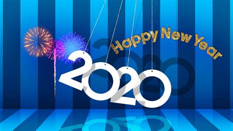 Download Happy New Year 2020 Design Wallpaper Wallpaper