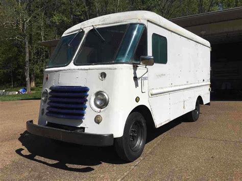 1960 Ford Van White Rwd Manual Grumman Olson Van Classic Ford Van