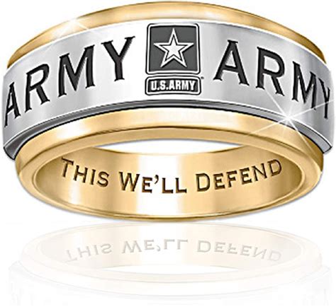 Buy Pikalf United States Army Ring For Men Us Army Insignia Ring Men