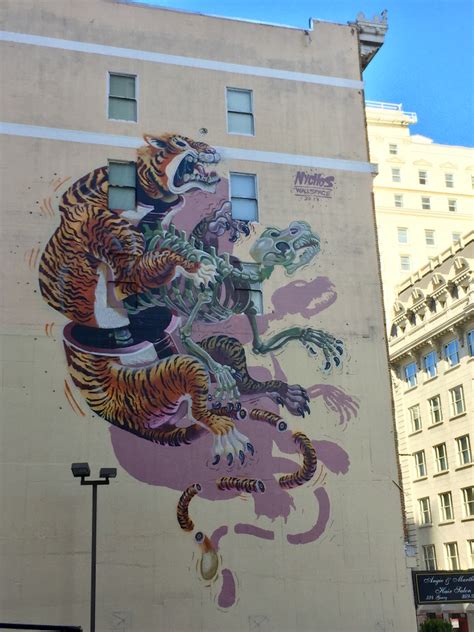 San Franciscos Surreal Street Art Bip Nychos Mars 1 And Mor