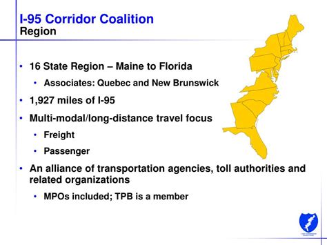 Ppt I 95 Corridor Coalition Beyond Boundaries Powerpoint Presentation