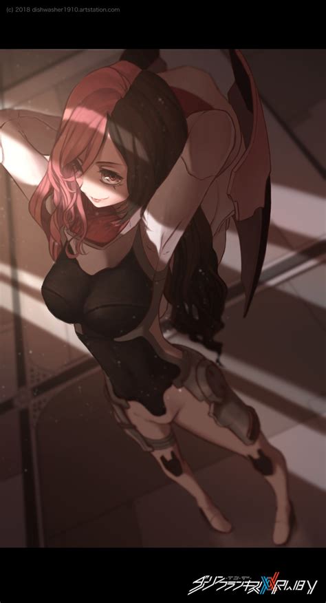 Dishwasher1910 Neo Politan Darling In The Franxx Rwby Highres 10s 1girl Brown Hair Dated