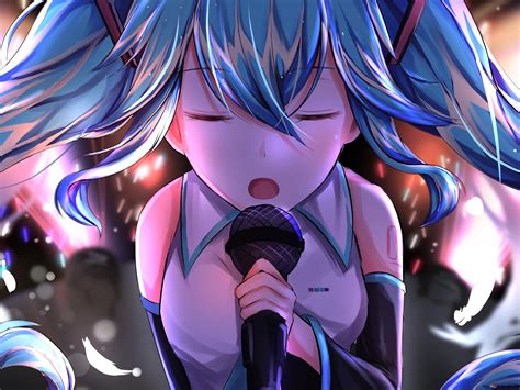 Hatsune Miku Live Audition Hd Wallpaper Download Anime Wallpapers