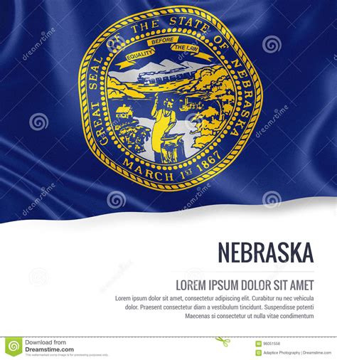 Us State Nebraska Flag Stock Illustration Illustration Of Patriotic
