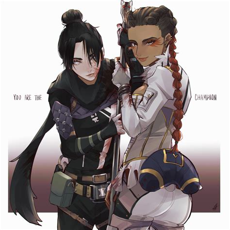 Wraith And Loba Apex Legends Drawn By Ukiyo Okashi Danbooru