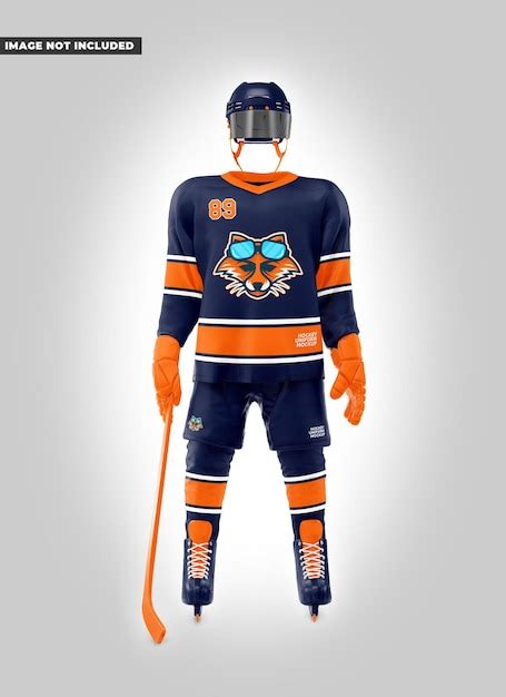 Premium Psd Hockey Uniform Mockup Front View
