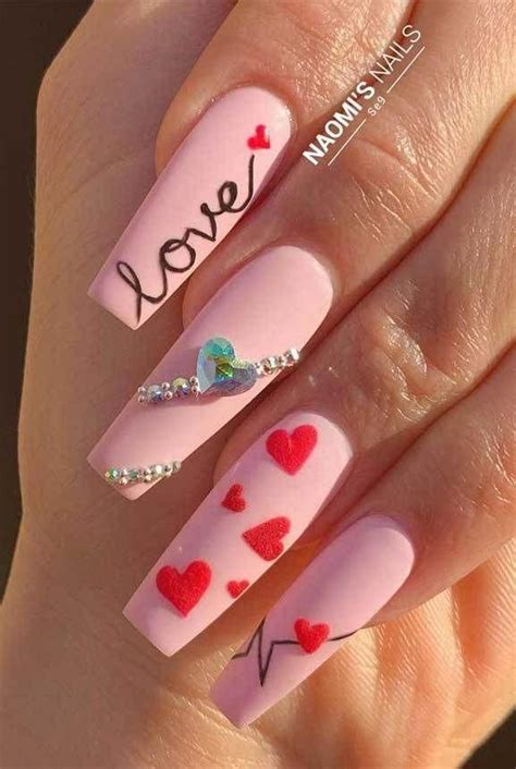 Best Valentine’s Nail Art Designs For 2020 - #art #Designs #nail #